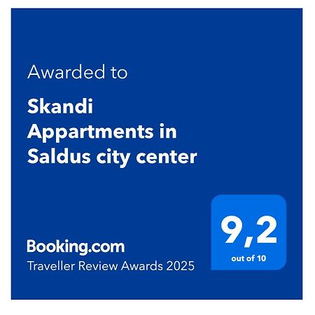 Skandi Appartments In Saldus City Center Exteriér fotografie